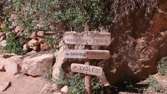 Bright Angle Trail Direction Sign