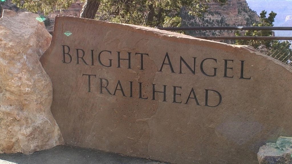 Bright Angle Trail Sign