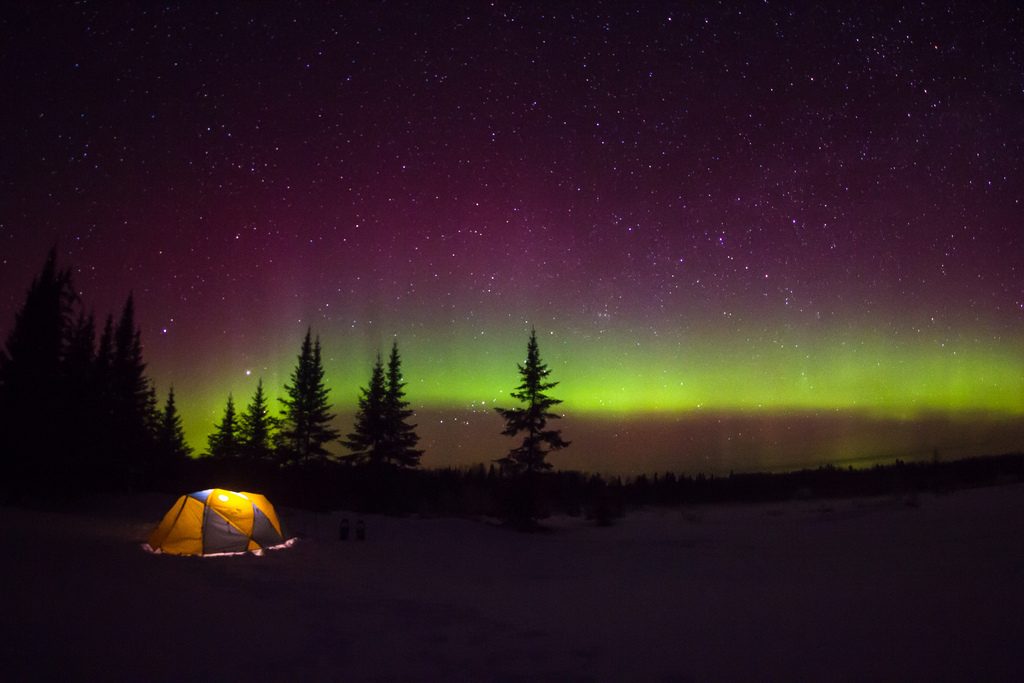 Northern Lights in Cook County - Minnesota