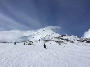 Skiing on Mount Hood in Oregon