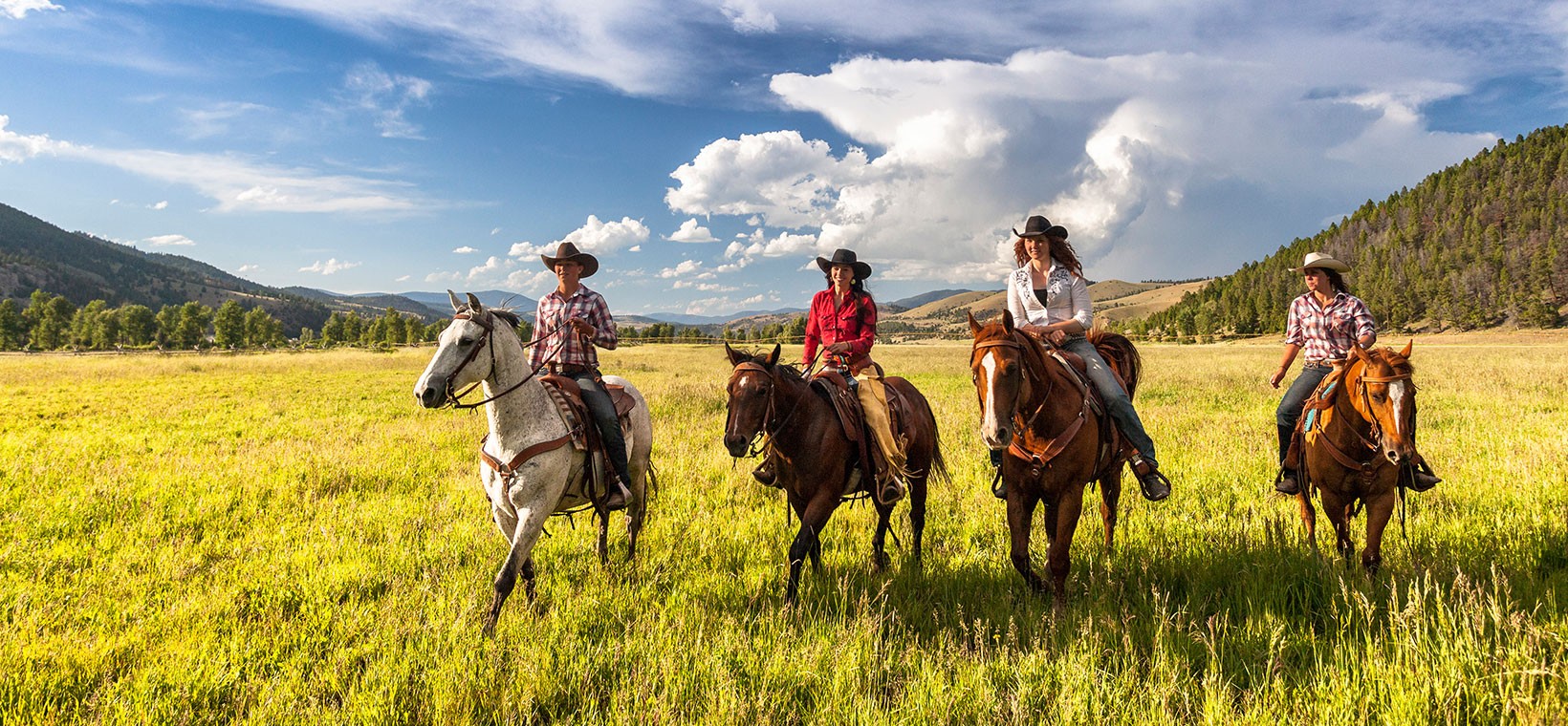 Ranching Vacations in Montana. 