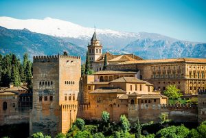 Red Castle in Granada