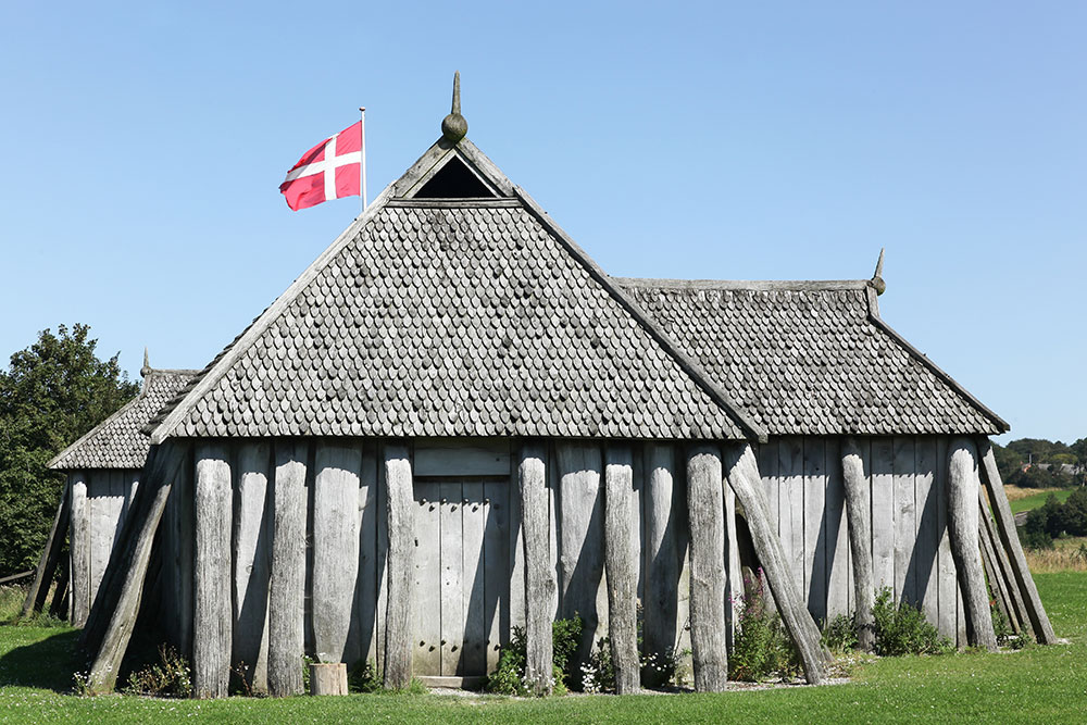 Viking house in the city of Hobro