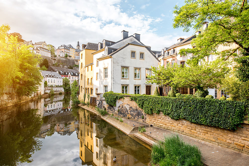 The old town of Luxembourg city