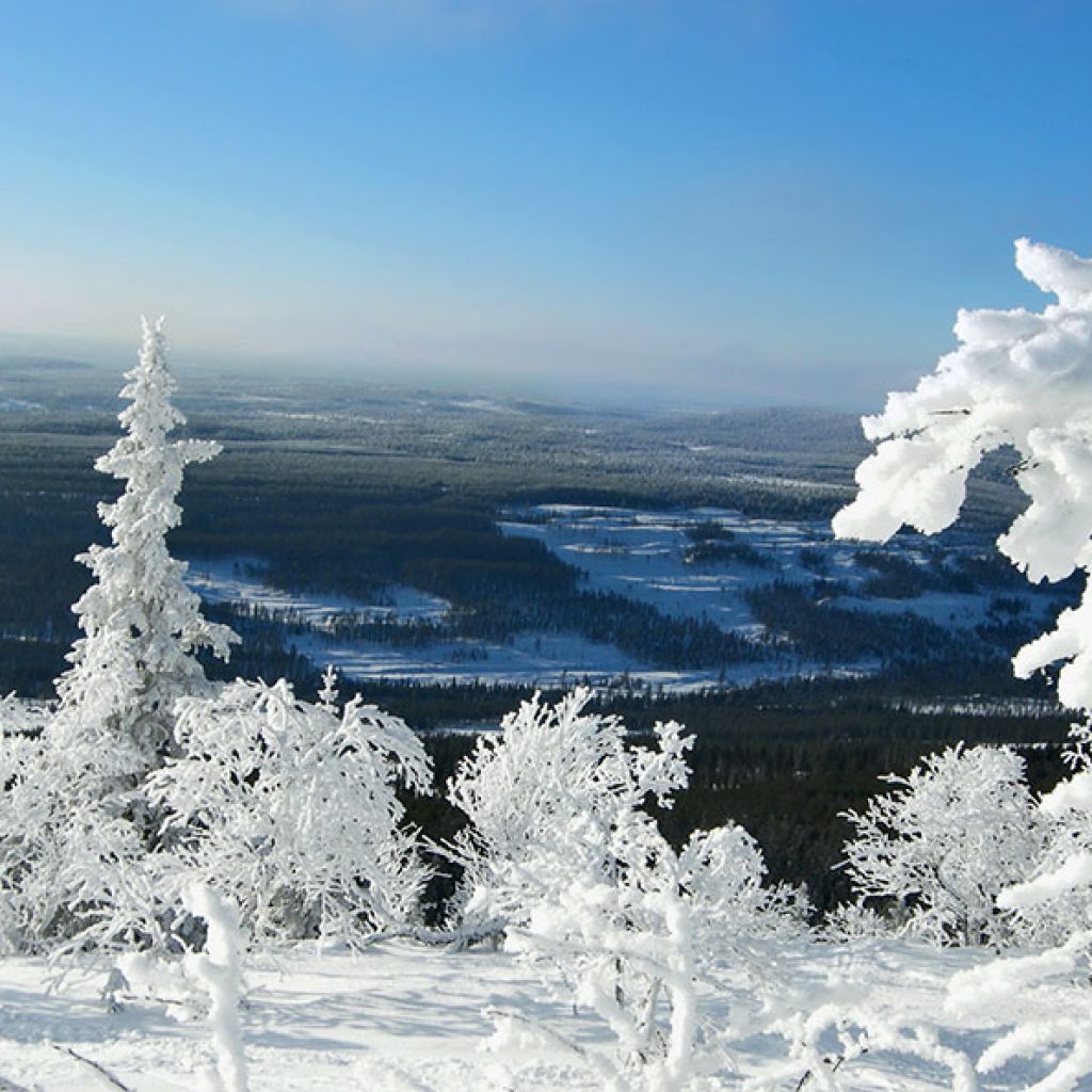 Beautiful winter day in Vemdalen, Sweden