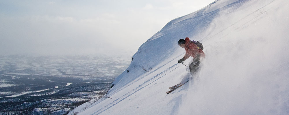 Offpist skiing in Sweden