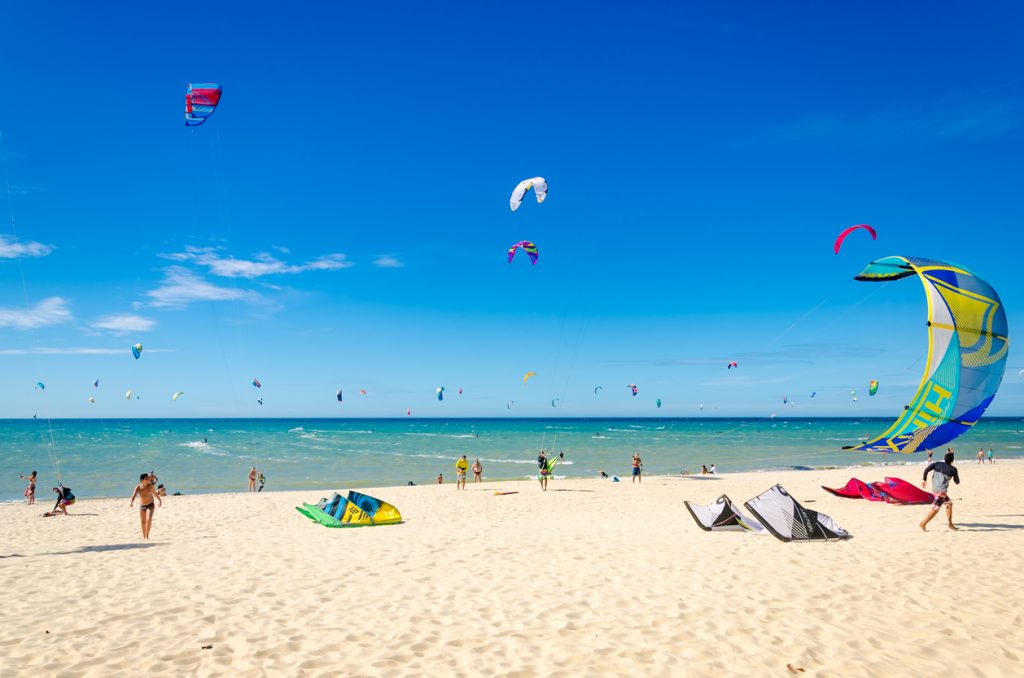 Kite Surfing in Cumbuco, Brazil