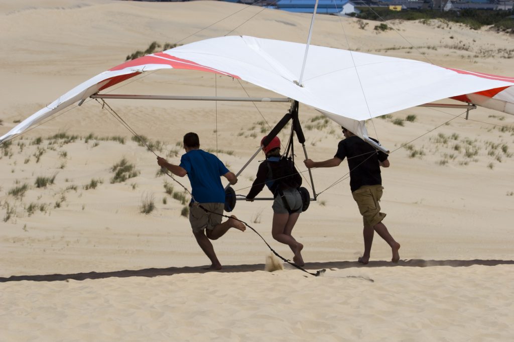 Learning to Hang-Glide on Jockey's Ridge State Park in the Outer Banks