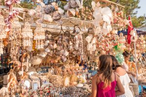 People shopping in Bodrum,Turkey