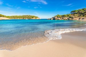 Picturesque beach Mallorca island, beautiful seaside bay of Cala S'Amarador