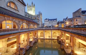 Old roman baths at Bath, built on the site of the Godess Aquae Suilis