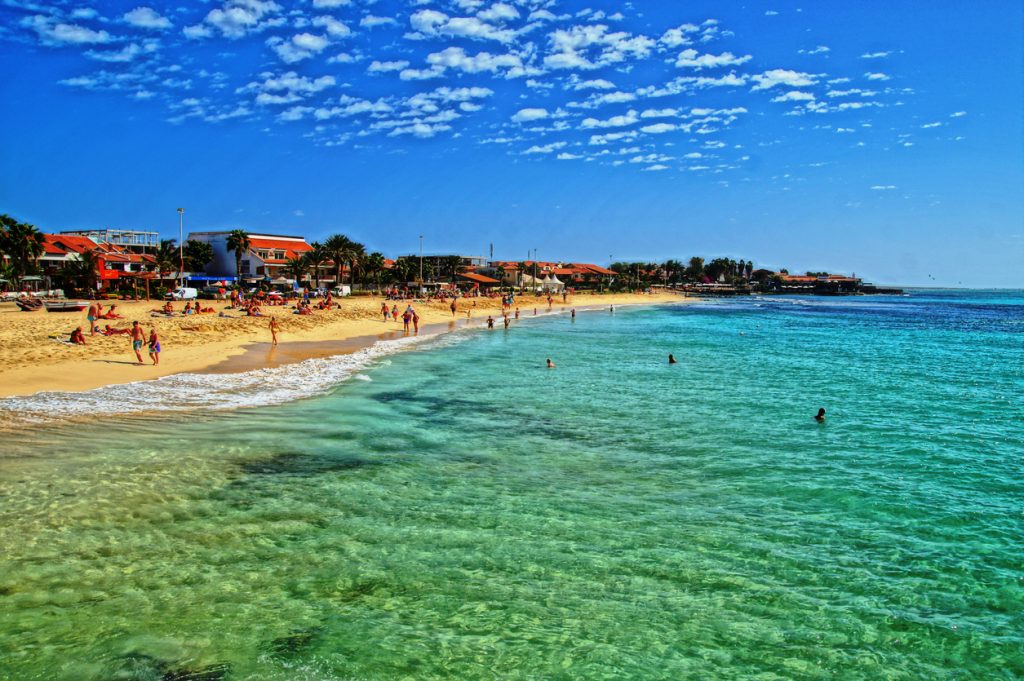 The main beach in Santa Maria