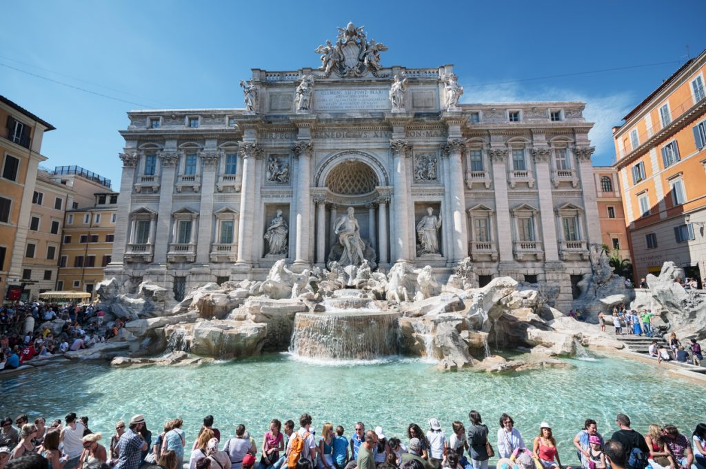 Trevi Fountain is an iconic symbol of Imperial Rome.
