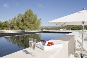 An exclsuive pool area of the Canyamel Park Hotel and Spa