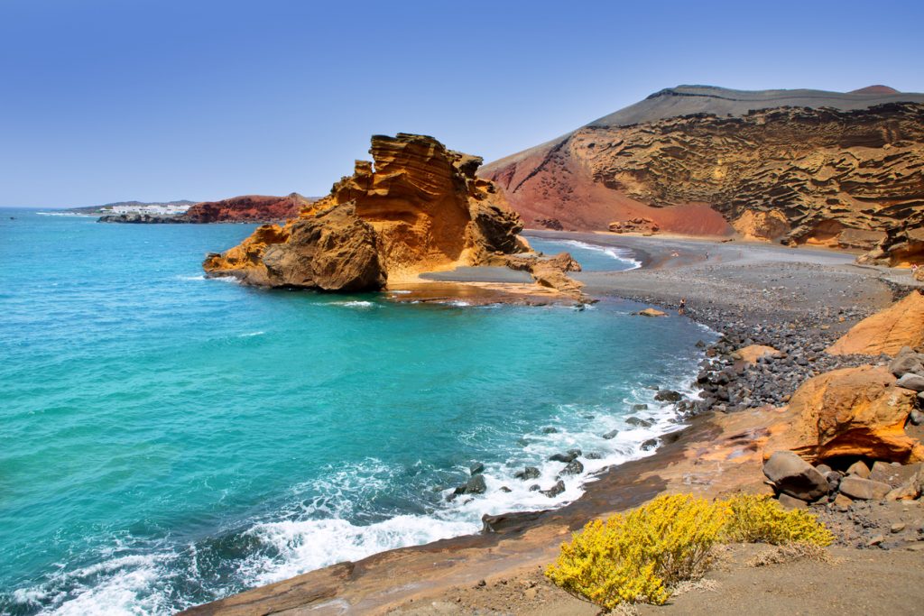 El Golfo near Lago de los Clicos in Lanzarote