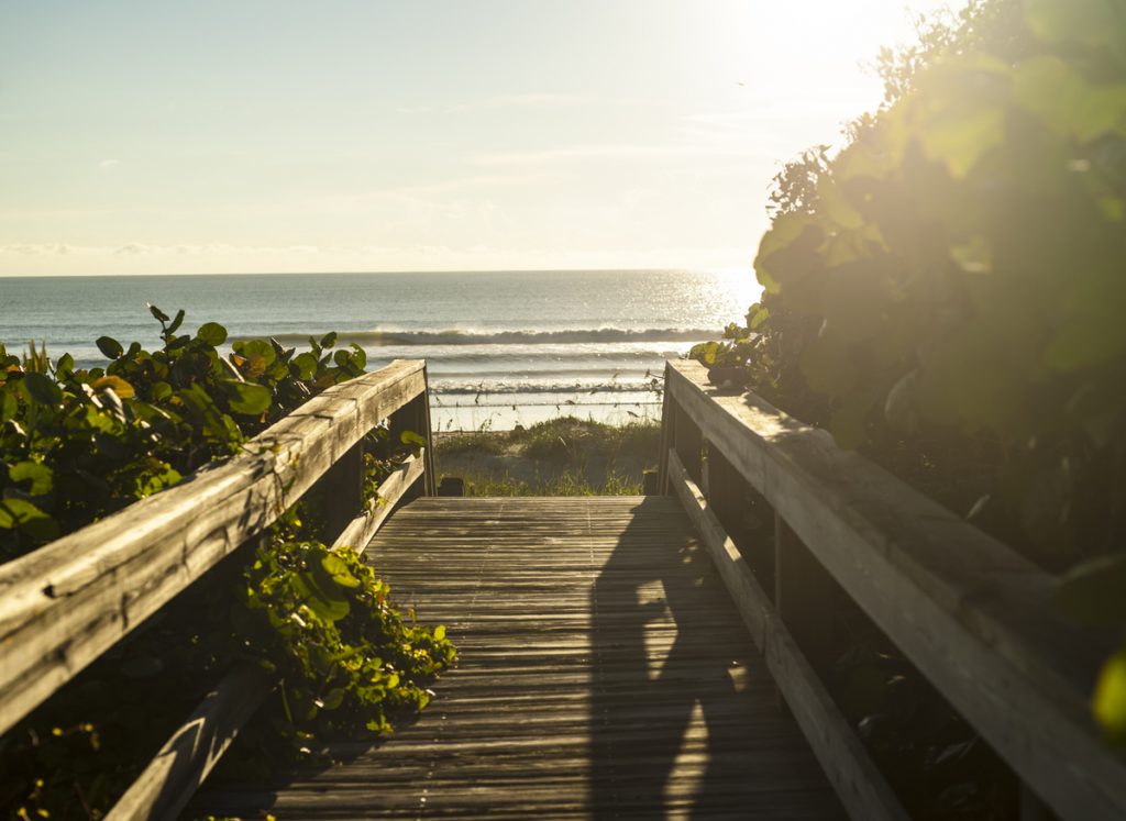 Morning Dawn Patrol at Cocoa Beach