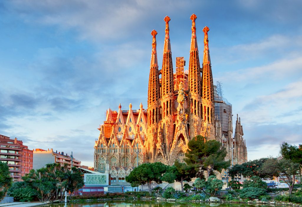 Sagrada Familia, Catholic church in Barcelona, Spain