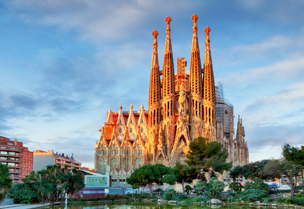 Sagrada Familia,  Catholic church in Barcelona, Spain