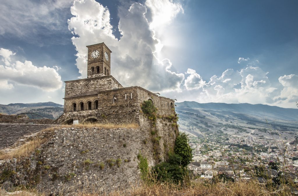 Gjirokastra Castle Albania UNESCO World heritage sight