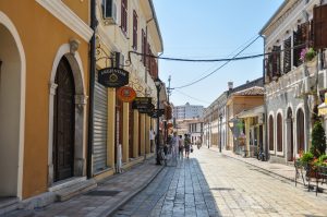 Street life in Tirana.