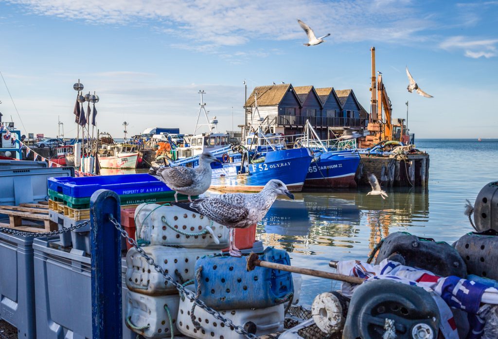 Whitstable Harbour, Kent. 