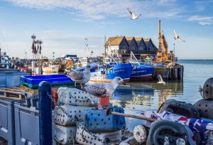 Whitstable Harbour, Kent.
