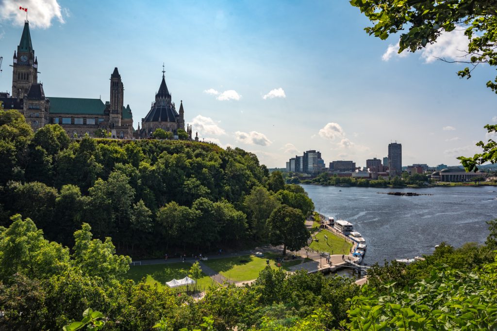 Ottawa View on Parliament Hill