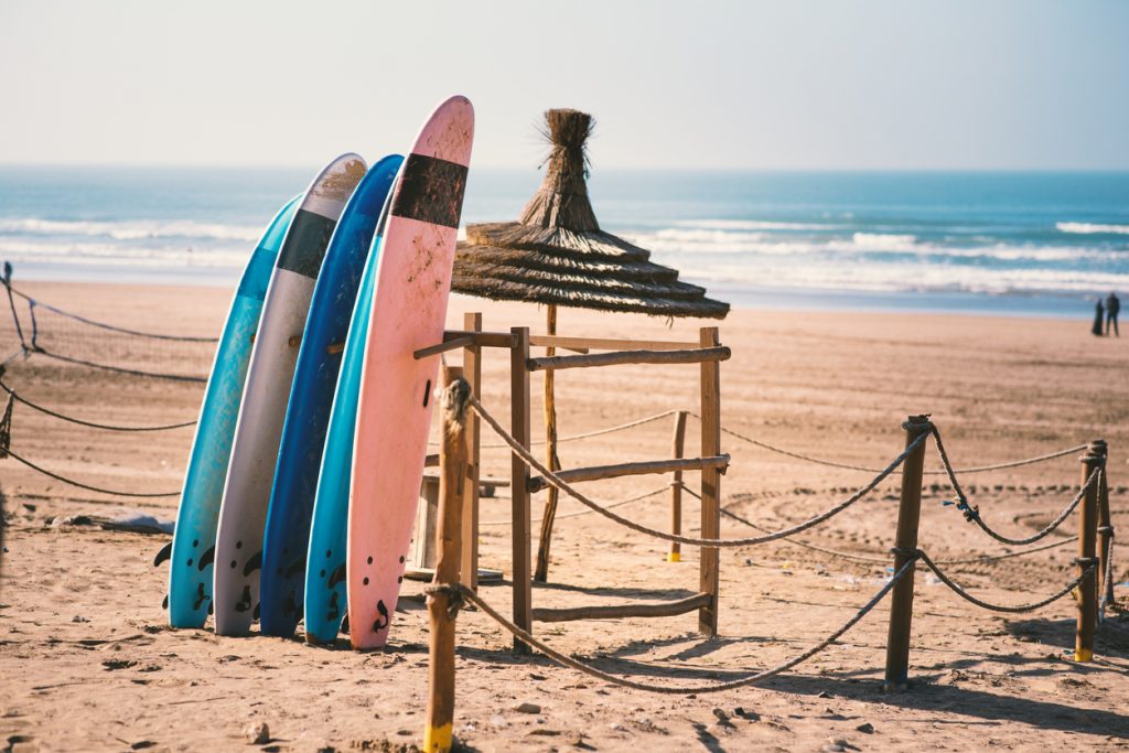 Surfing in Casablanca - Morocco