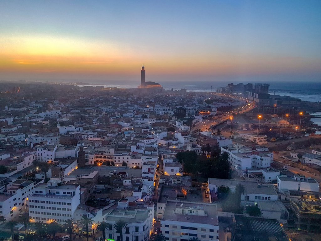 View over Casablanca, Morocco