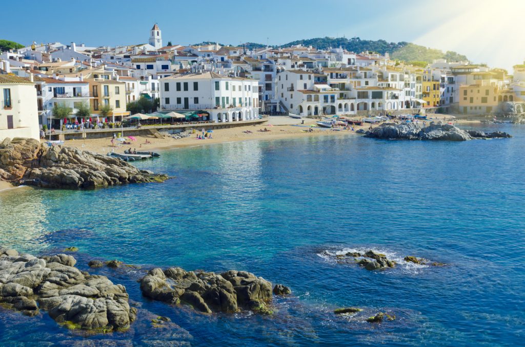 Coastal town Calella de Palafrugell on the Costa Brava