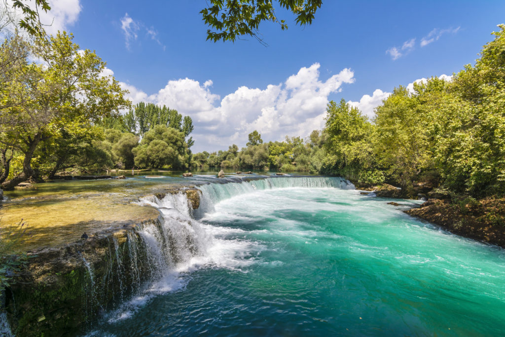 Manavgat Waterfall is popular tourist attraction