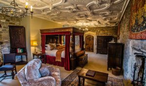 Room in Thornbury Castle at Christmas