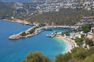 Sea view of Kalkan, Turkey