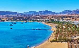Sinai peninsula boasts perfect sand beaches, multiple diving areas, beautiful desert nature and fantastic mountain landscapes, Sharm El Sheikh, Egypt.