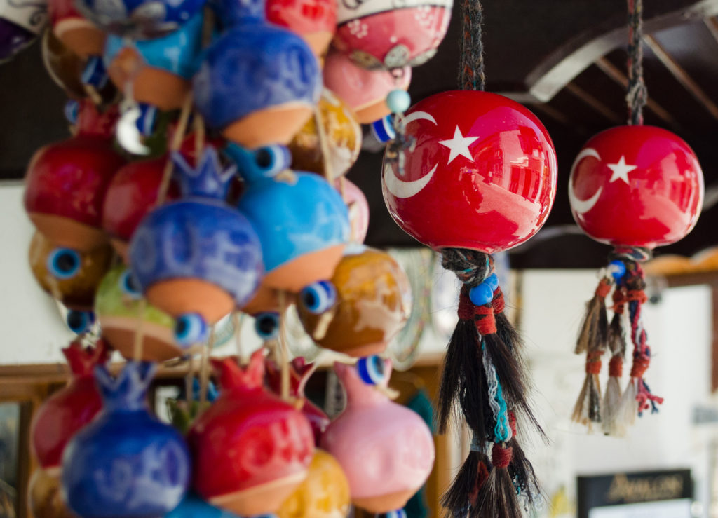 Colourful Turkish Souvenirs in Kalkan