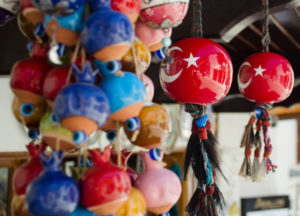 Colourful Turkish Souvenirs in Kalkan