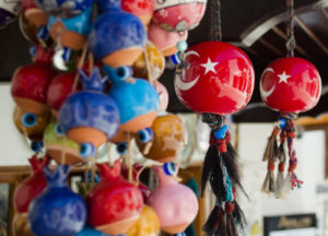 Colourful Turkish Souvenirs in Kalkan