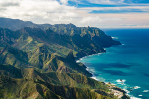 Anaga mountains and Atlantic ocean coast, Tenerife, Canary Islands, Spain