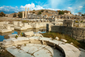 Ancient Lycian city Xanthos Turkey