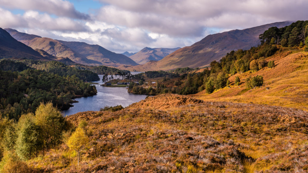 Glen Affric’s stunning landscape is the perfect combination of pinewoods, lochs, rivers and mountains It is perhaps the most beautiful glen in Scotland.