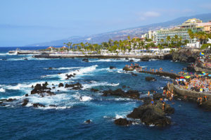 Coastal view of Puerto de la Cruz, Tenerife