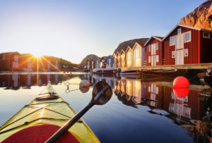 Kayaking in Sweden