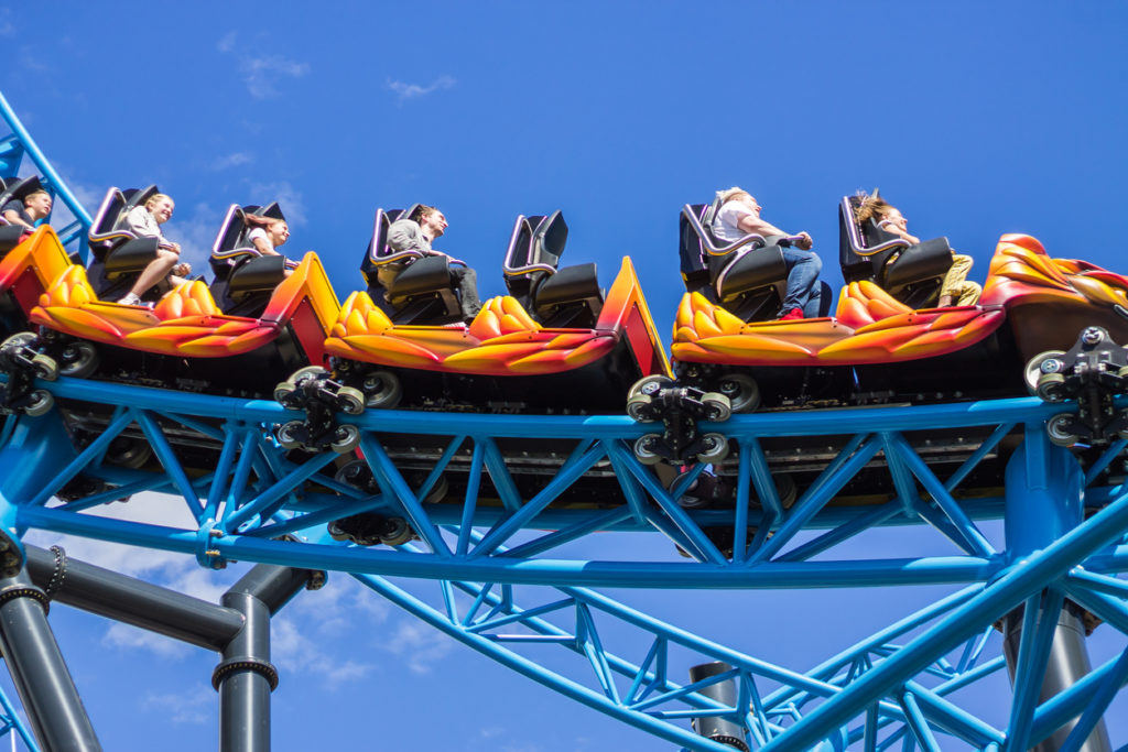 Linnanmaki Amusement Park in Helsinki