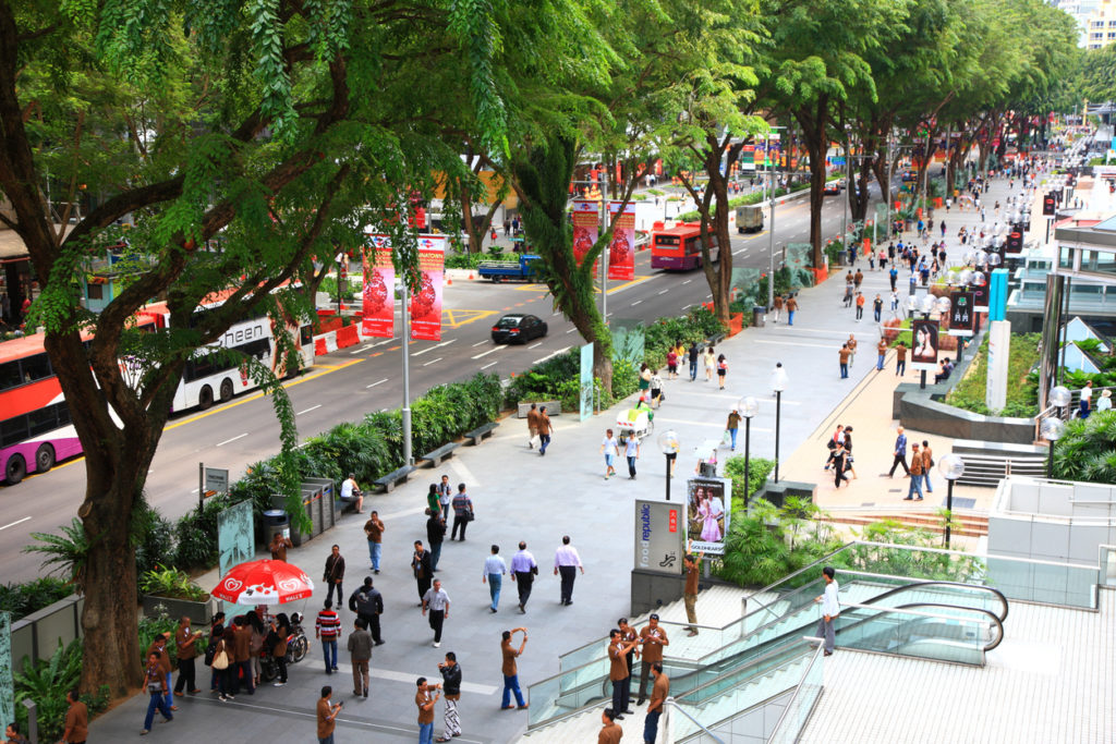 Orchard Road in Singapore