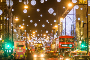 Oxford Street with Christmas Lights