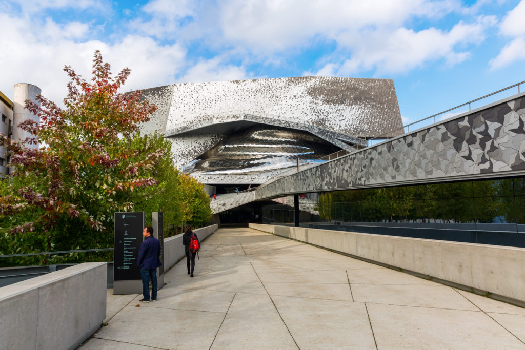 Philharmonie in the Parc de Villette in Paris