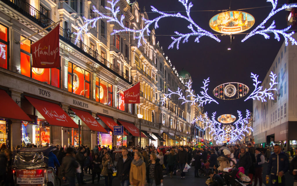 Regent Street at Christmas 