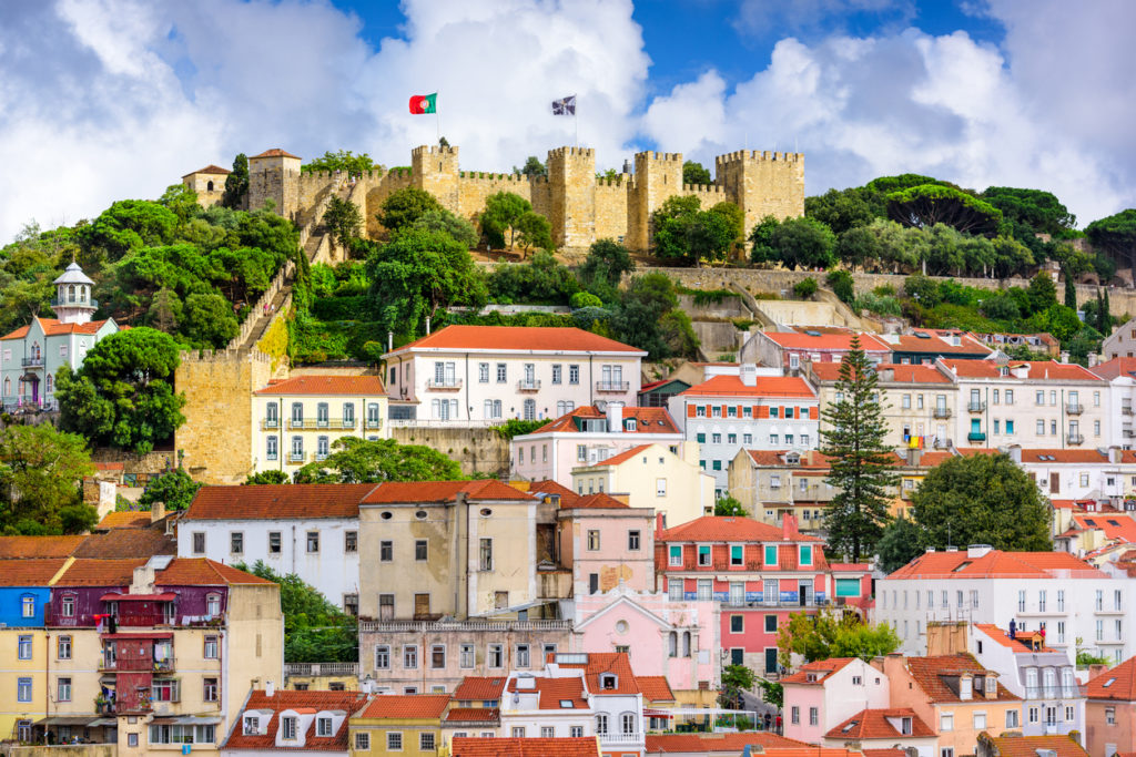 Sao Jorge Castle in Lisbon