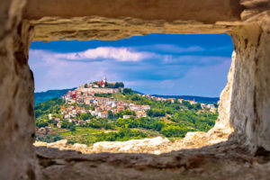 Town of Motovun looking amazing in Croatia