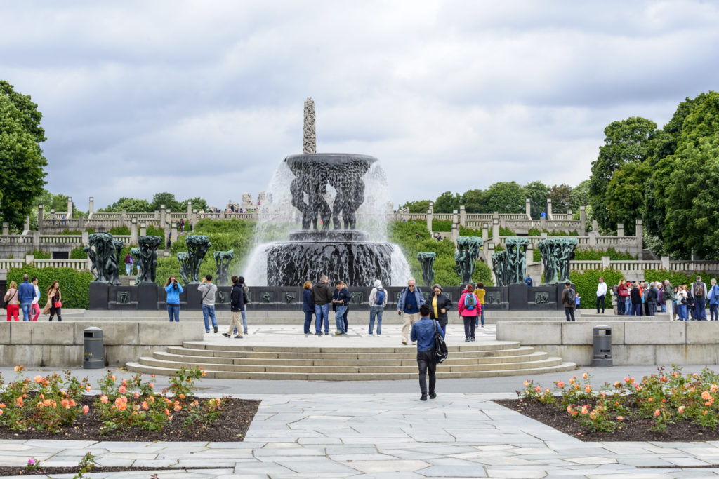 Vigeland Sculpture in Frogner Park in Oslo